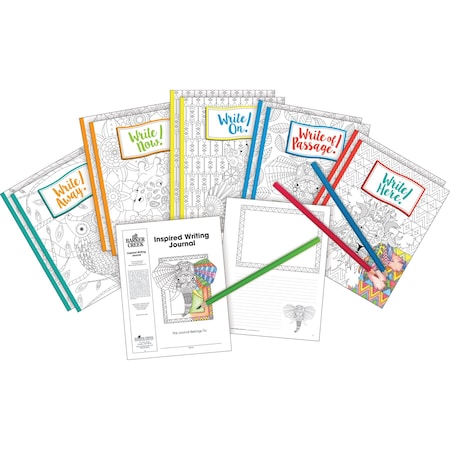 Barker Creek Inspired Writing Journal Set - Boho, 10/Set, PK10 3514